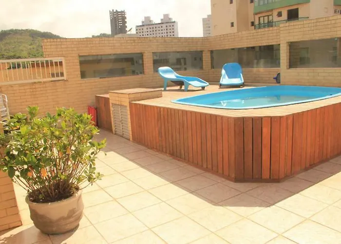 Sensacional Cobertura C/Piscina Apartamento Guarujá